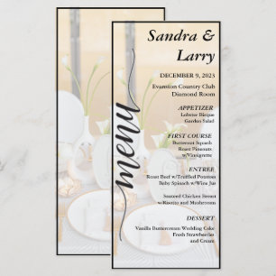 modern wedding dinner invitation