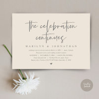 Modern Wedding Elopement the celebration continues