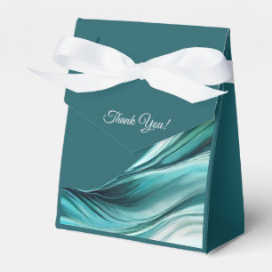 Modern Wedding-Emerald Green- Favor Box