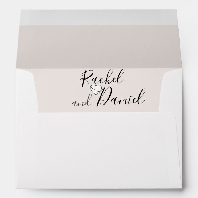 Modern Wedding Envelope (Back (Bottom))