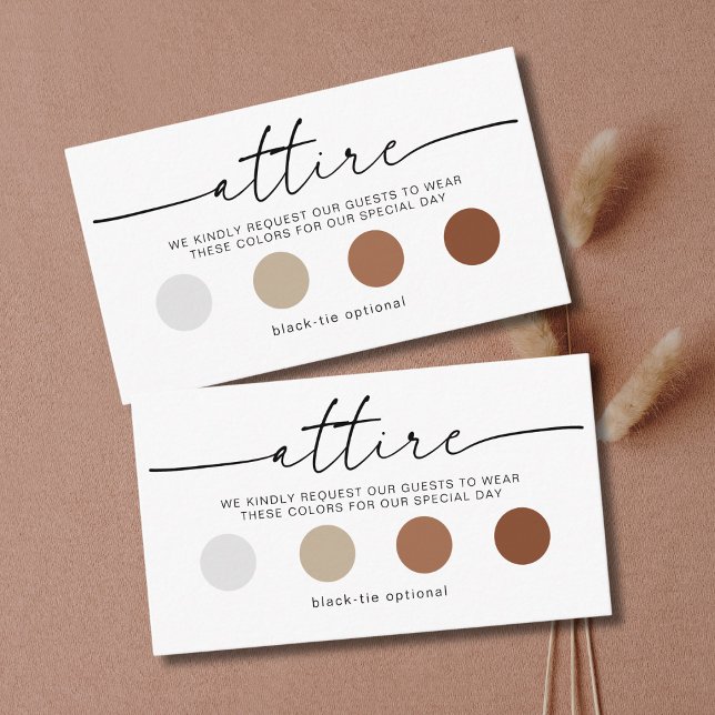 Modern Wedding Guest Attire Dress Code insert  (Creator Uploaded)