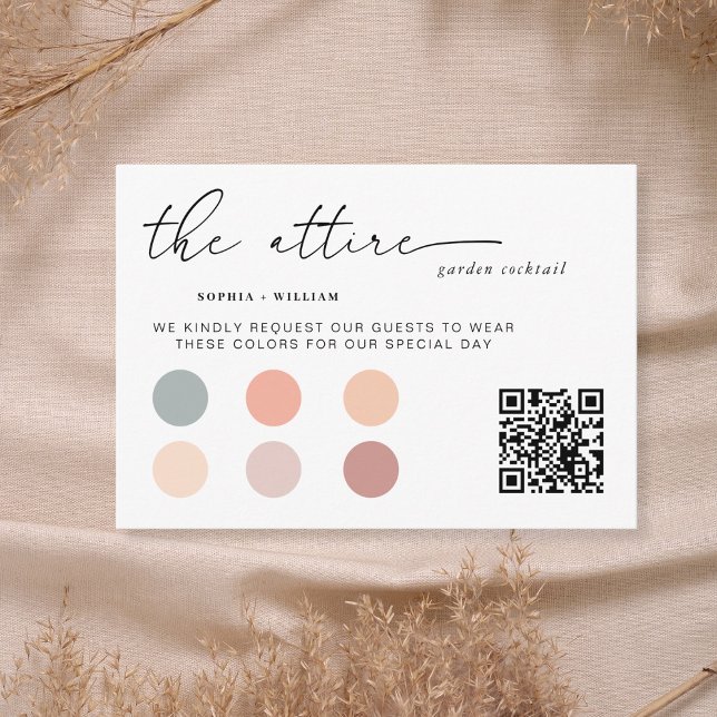 Modern Wedding Guest Attire Dress Code insert (Creator Uploaded)