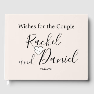 Modern Wedding Guest Book