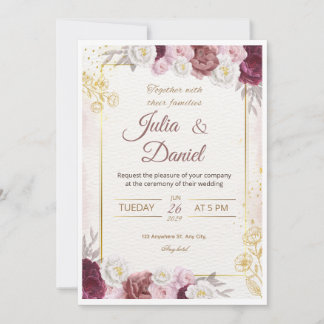 Modern Wedding Invitation Cards