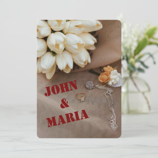 Modern Wedding Invitation | Editable Design