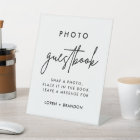 Modern Wedding Photo Guestbook Sign