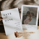Modern Wedding Photo Save the Dates Save The Date<br><div class="desc">Modern Wedding Photo Save the Dates</div>