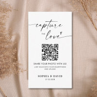 Modern Wedding Photos Capture the love QR Code