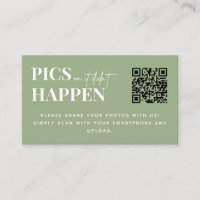 Modern Wedding Pics or it Didn't Happen QR Code 