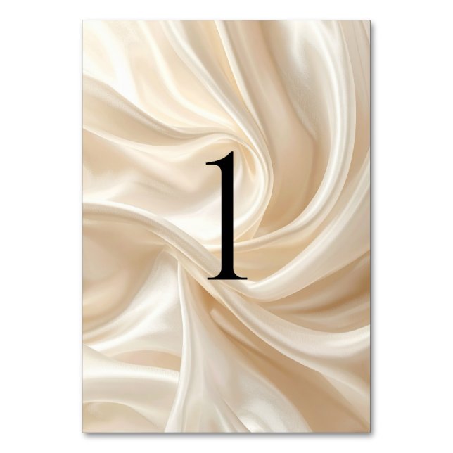 Modern Wedding Table Numbers (1–20) (Front)