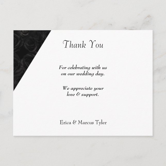 MODERN WEDDING THANK YOU CARD (Front)