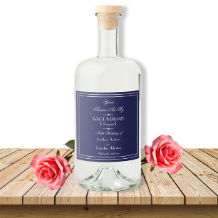 Modern Wedding Will you be My Groomsman Proposal Liquor Bottle Label