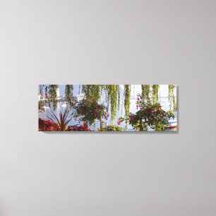 Modern Weeping Willow Stretched Canvas Print