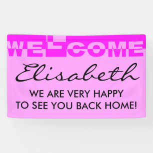 Modern WELCOME Banner + your backgr. & ideas