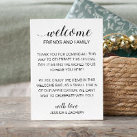 Modern Welcome Gift Basket Bag Thank You Wedding