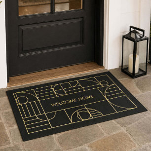 Modern Welcome Home Realtor Closing Gift  Doormat