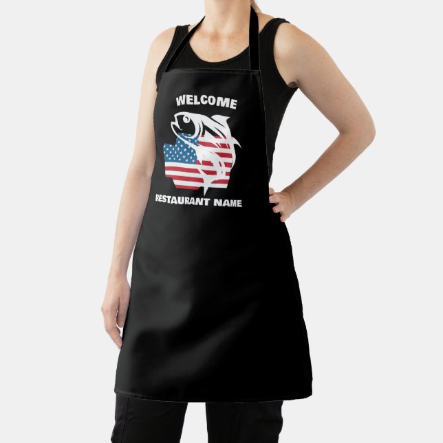 Modern welcome salmon Seattle Washington USA name Apron (Insitu)