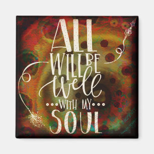 Modern Well With My Soul Masculine Inspirivity Magnet