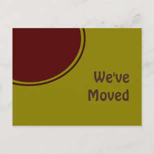 Modern We've Moved Announcement Postcard