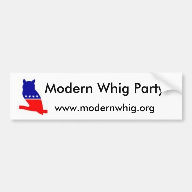 Modern Whig Party Bumper Sticker (Front)