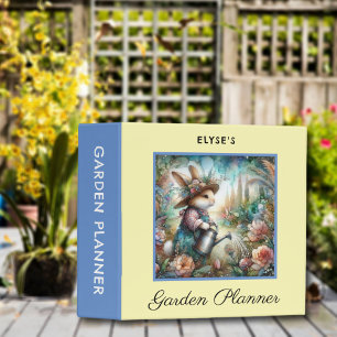 Modern Whimsical Cute Personalized Gardeners Binder