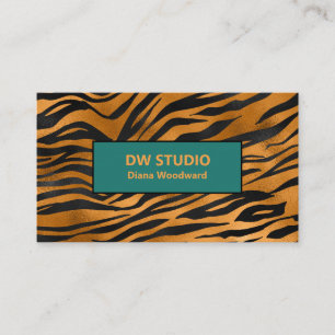 Modern Whimsical Girly Business Card