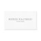 MODERN WHITE BUSINESS CARD FOR AUTHORS & WRITERS