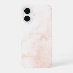 Modern White & Golden Marble iPhone 16 Case