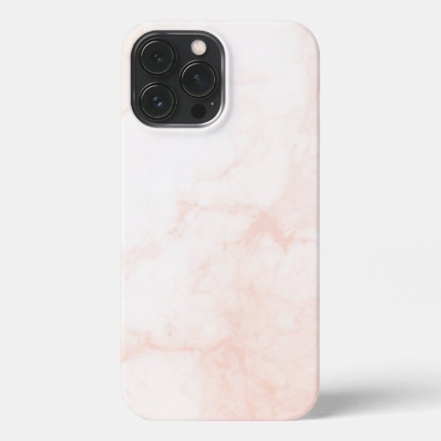 Modern White & Golden Marble iPhone Case (Back)
