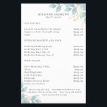 Modern, white-green Leafy Flyer<br><div class="desc">Modern leafy flyer in white,  green. Edit your product in minutes by adding your data. You can change the font/colour/position by "further personalization".</div>