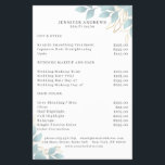 Modern, white-green Leafy Flyer<br><div class="desc">Modern leafy flyer in white, green. Edit your product in minutes by adding your data. You can change the font/colour/position by "further personalization".</div>