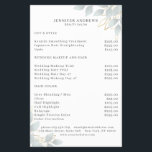 Modern White Grey Leafy Flyer<br><div class="desc">Modern leafy flyer in white, grey. Edit your product in minutes by adding your data. You can change the font/colour/position by "further personalization".</div>
