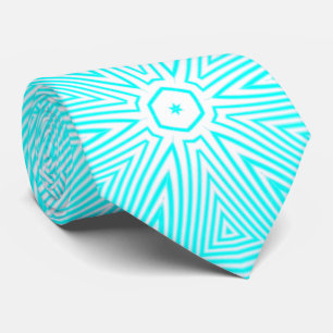 MODERN WHITE LIGHT TEAL  GREEN CUTE Rmdesignflo55 Tie