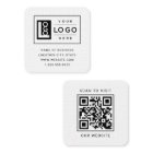 Modern White Logo QR Code Scan Website