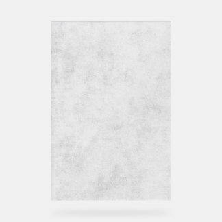 Modern White Marble Acrylic Sign