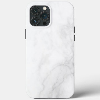 Modern White Marble iPhone 13 Pro Max Case