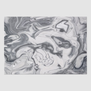 Modern White Marble Pattern Tissue Paper