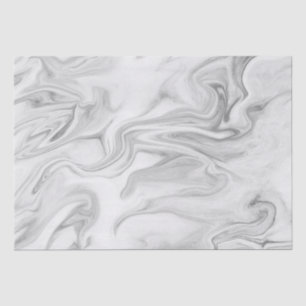 Modern White Marble Pattern Tissue Paper
