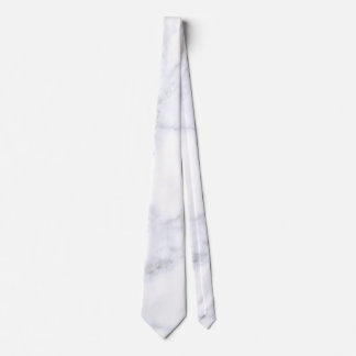 Modern White Marble Tie