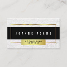 Modern White Marble With Black And Gold