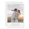 Modern White Overlay Art Deco Two Photo Wedding