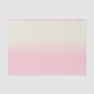 Modern White Pastel Pink  Ombre Gradient  Tissue Paper