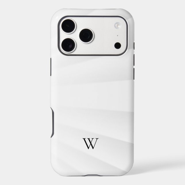 Modern White Pattern (Back)