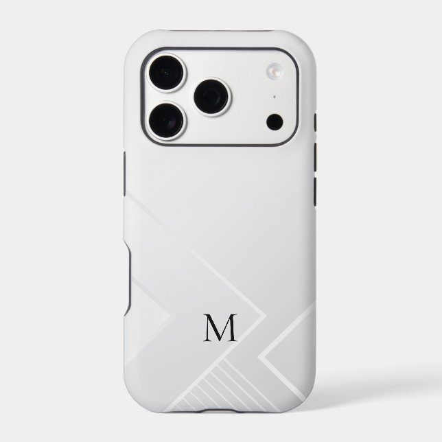 Modern White Pattern (Back)