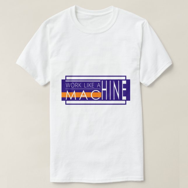 Modern White Text Typography Design T-Shirt (Design Front)