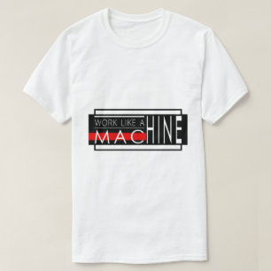 Modern White Text Typography Design T-Shirt
