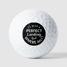 Modern White Typography Funny Lost Ball Humour Jok