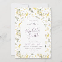 Modern Wild Flower Arch Boho Bridal Shower