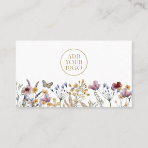 Modern Wildflower Business Card