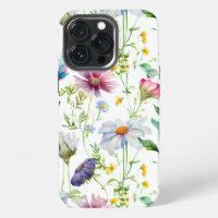 Modern wildflower pattern 